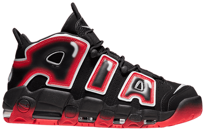 Nike More Uptempo Red Black