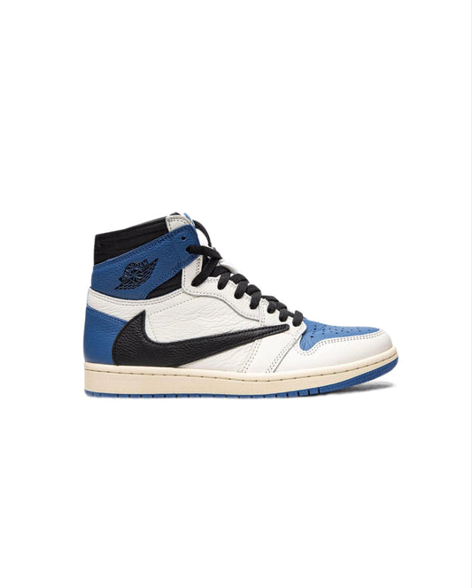 X TRAVIS SCOTT AIR JORDAN 1 HIGH SP "FRAGMENT" SNEAKERS