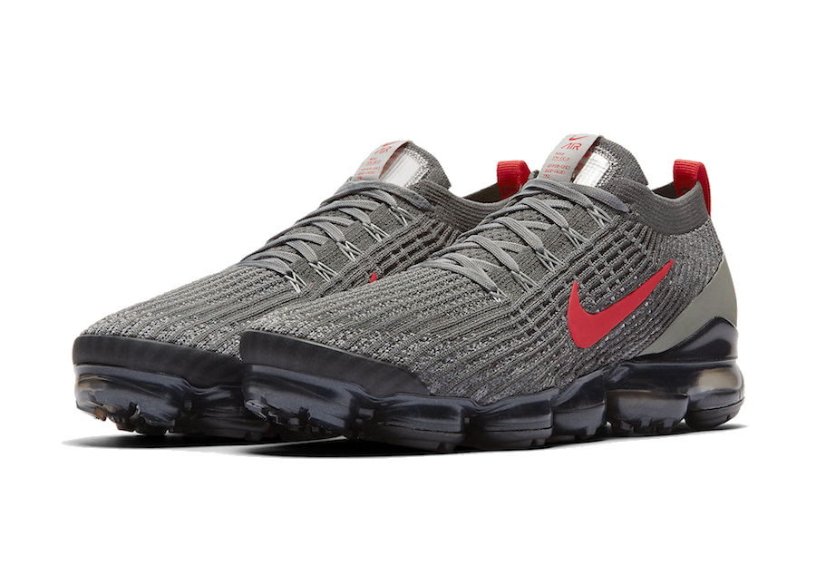 Nike Vapormax Flyknit 3 Grey Red