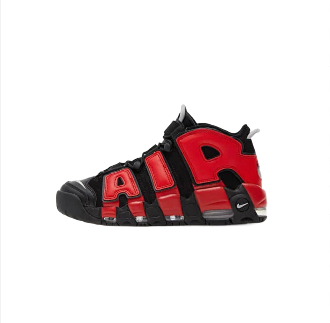 Nike More Uptempo Black Red