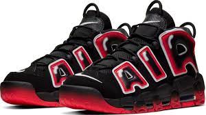 Nike More Uptempo Red Black